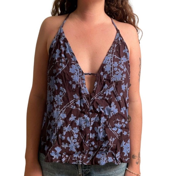 silence + noise Tops - Silence + Noise Floral Top